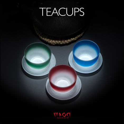 Teacups aus Glas