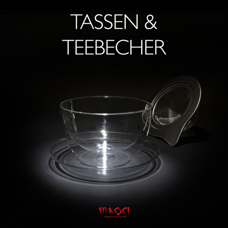 Tassen und Becher aus Glas