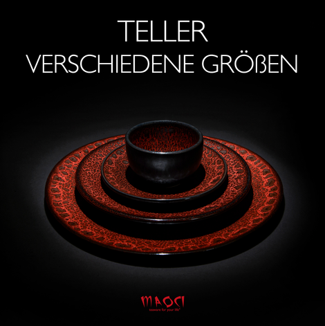 Teller in verschiedenen Größen